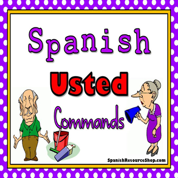 Preview of Spanish Commands Formal Grammar Notes and Practice Powerpoint BUNDLE