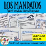 Spanish Formal and Informal Commands Packet