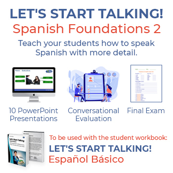 Preview of Spanish Foundations 2 The Complete Course with Lesson Plans and Exams