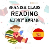 Spanish Free Voluntary Reading Activity Template & Guide -