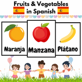 Spanish Fruits and Vegetables Flashcards for Kids-20 Fruit