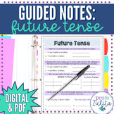 Spanish Future Tense El Futuro Guided Notes for Students D
