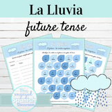 Spanish Future Tense La Lluvia Activities