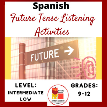 Preview of Spanish Future Tense Listening Activity Audio Recording & Follow Up Activity