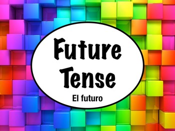 Preview of Spanish Future Tense Regular Verbs PowerPoint Slideshow Presentation