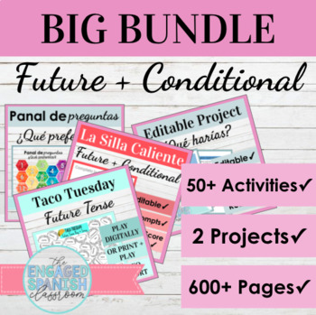 Preview of Spanish Future and Conditional Activity Bundle | El Futuro y El Condicional