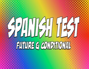 Preview of Spanish Future and Conditional Test