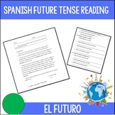 Spanish Future tense reading practice sheet El futuro en espanol