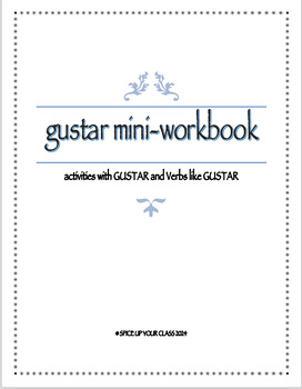Preview of Spanish - GUSTAR & Verbs like GUSTAR mini-Workbook