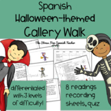 Spanish Gallery Walk Halloween Themed Spanish Reading Comp