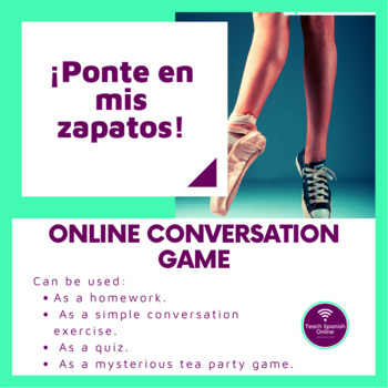 Spanish Game for Ponte mis zapatos by Teach Spanish