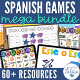 Spanish Games Bundle 73+ Fun Games for Spanish Class Fast 