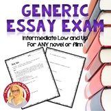 Spanish Generic Essay Exam for ANY novel or film (Intermed