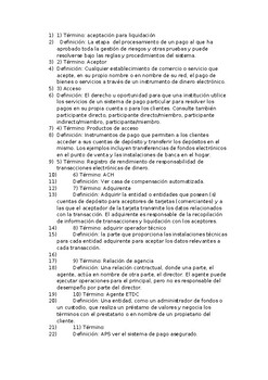 Preview of Spanish Glossary of Bank Terms for Payments and Generally Daily Transactions