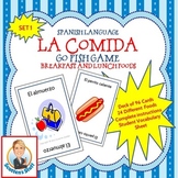 Spanish Go Fish Game Breakfast & Lunch Foods--La Comida