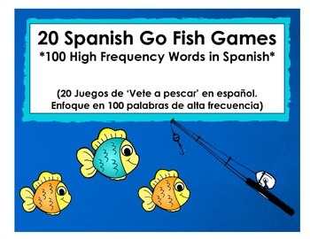 Go Fish Spanish Animal Game - Spanish Playground