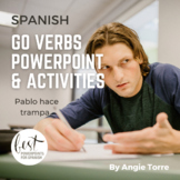 Spanish Go Verbs PowerPoint | Interactive Notebook & Googl