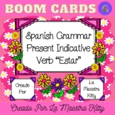 Spanish Grammar  "Estar" Present Indicative Boom Cards