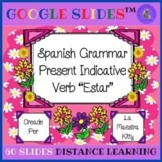 Spanish Grammar "Estar" Present Indicative Google Slides™