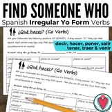 Spanish Grammar - Go Verbs - Spanish Speaking Activity