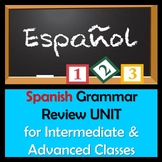 Spanish Grammar Review Packet for Intermediate and Advance