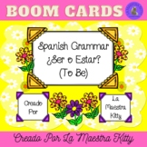 Spanish Grammar "Ser o Estar" Boom Cards