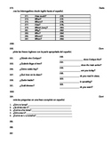 Spanish Grammar Worksheets