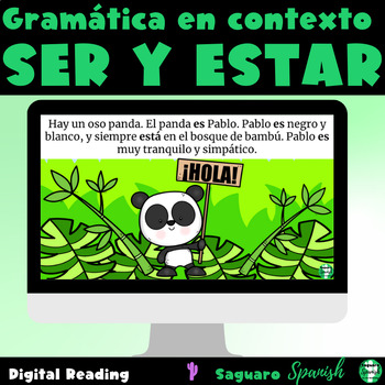 Preview of Spanish Grammar in Context | Ser y Estar | Story