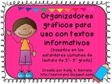 Informational Text Graphic Organizers in Spanish ( Common 