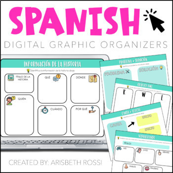 Preview of Spanish Graphic Organizers | Google Slides™