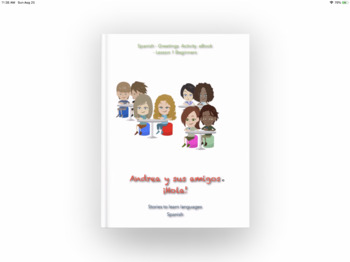Preview of Spanish - Greetings  Activity .eBook - Lesson 1 Beginners