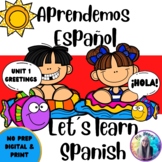 Spanish Greetings-Back to school activities- Bilingual Dig