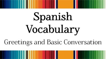 Spanish Greetings & Basic Conversation PowerPoint by Sunny Side Up ...