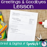 Spanish Greetings & Goodbyes Lesson
