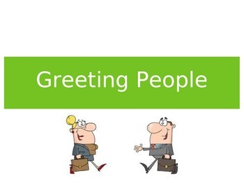 Preview of Spanish Greetings, Manners, and Saying Goodbye - Keynote for Mac, iPad, iPhone