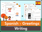 Spanish Greetings Writing Bundle - K to 6