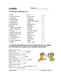 Spanish Greetings and Basic Expressions Vocabulary Workshe