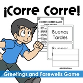 Corre! Corre! Spanish Greetings and Farewells Game