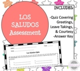 Spanish Greetings and Introductions Assessment (Los Saludos Quiz)