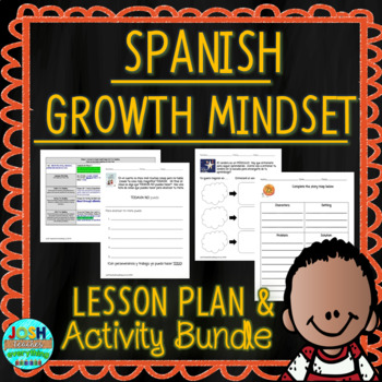 Preview of Spanish Growth Mindset Read Aloud Plans and Activities