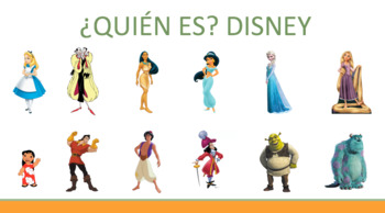 Spanish Guess - Disney Descriptions TpT