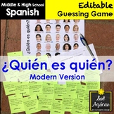 Spanish Guess Who - Modern Version - Task Card Game
