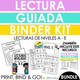 Spanish Guided Reading Binder Kit with Passages - BUNDLE -