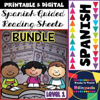 Preview of Spanish Guided Reading - Bundle with Translation Sheets