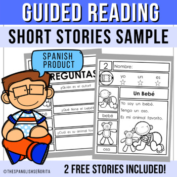 Preview of Spanish Guided Reading Short Stories (Free Preview)