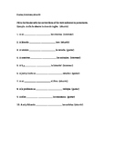 Spanish Gustar Practice or Quiz