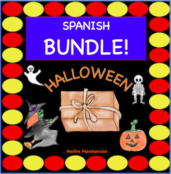 Preview of Spanish Halloween BUNDLE!