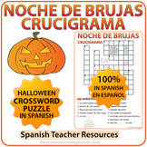 Spanish Halloween Crossword
