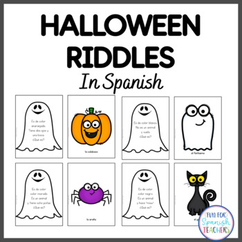 Preview of Spanish Halloween Interactive Notebook / Book