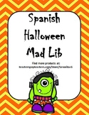 Spanish Halloween Mad Lib